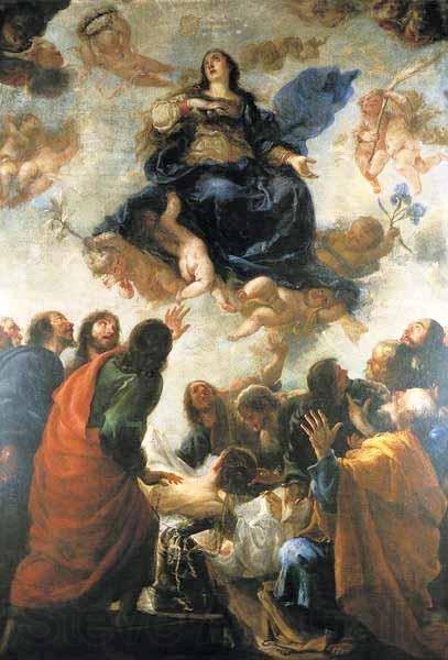 Juan Carreno de Miranda The Assumption of Mary France oil painting art